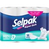 Selpak 3 laags Wc papier, 12 rollen