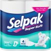 Selpak 3 laags 4 rollen soft Wc papier