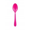 Dopla 20 gekleurde lepels fuchsia, 17,5 cm