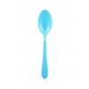 Dopla 20 gekleurde lepels licht blauw, 17,5 cm