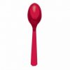 Dopla 20 gekleurde lepels rood, 17,5 cm