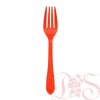 Bibo gekleurde vorken rood, 17cm, 20st