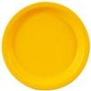 Dopla 50 gekleurde kleine borden geel, 17 cm