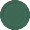 Dopla 50 gekleurde kleine borden groen, 17 cm