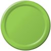 Dopla 50 gekleurde kleine borden lime, 17 cm