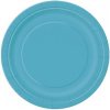 Dopla 30 gekleurde grote borden licht blauw, 22 cm
