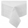 Plastic tafelkleed, wit, 120x120 cm