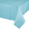 Plastic tafelkleed, licht blauw, 120x120 cm