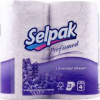 Selpak 3 laags 4 rollen lavender Wc papier