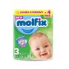 Molfix Babyluiers 3D Maxi (nr.4), 24st.